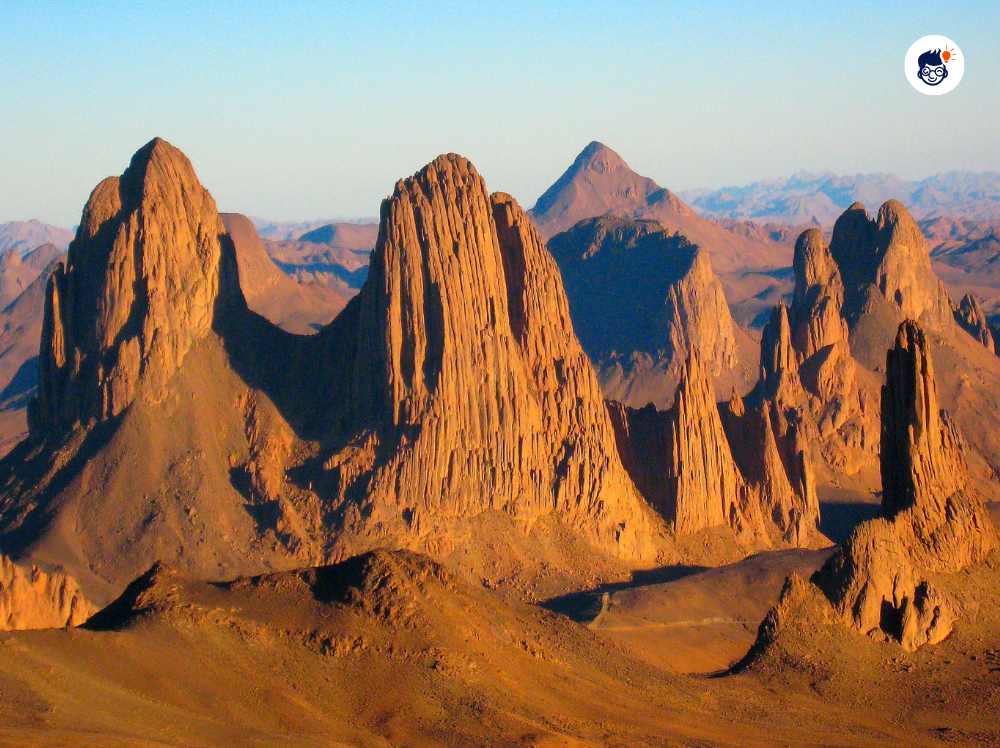Several Mountains Have Risen Out Of The Surrounding Area Several Mountains Have Risen Out Of The Surrounding Area