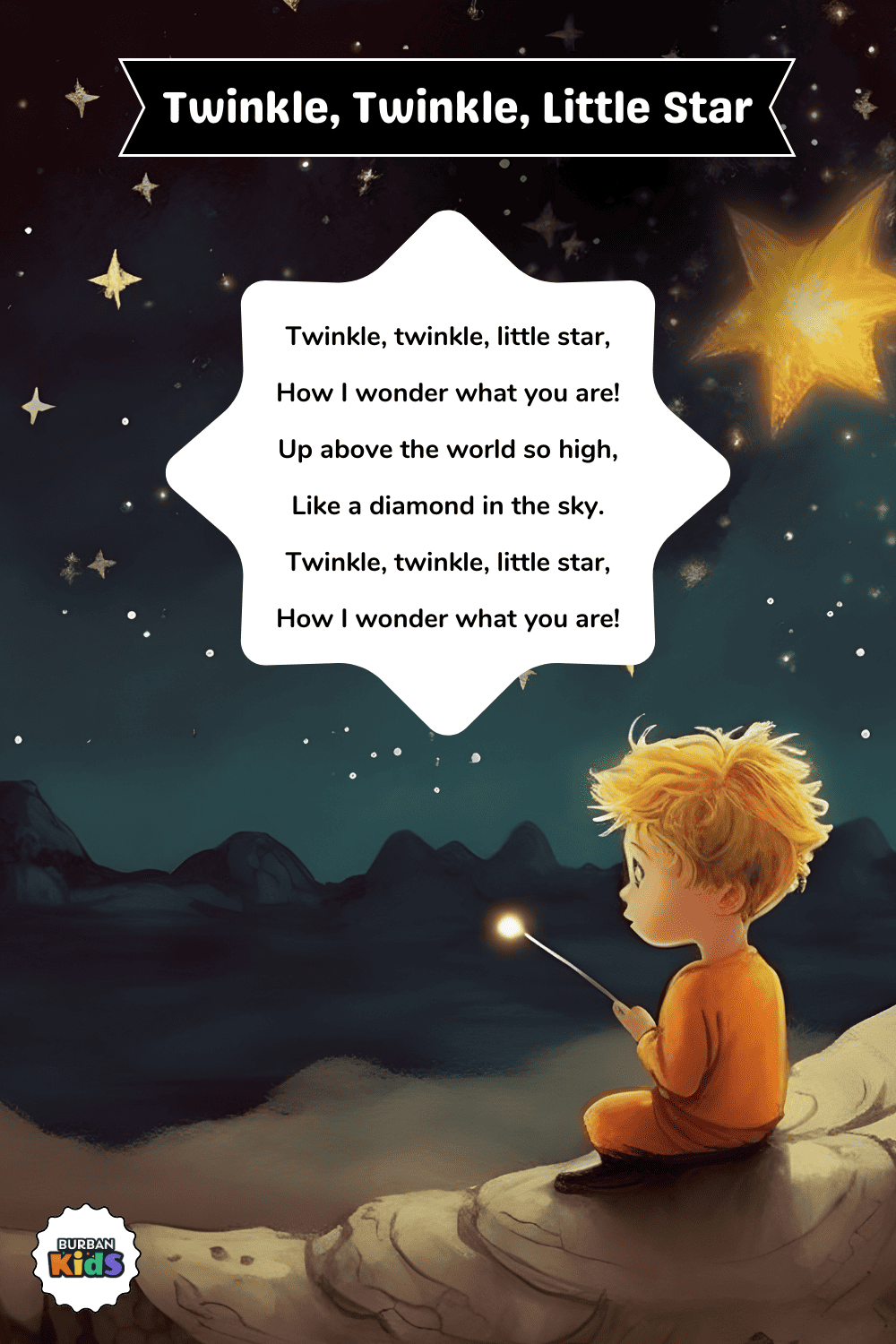 Twinkle, Twinkle, Little Star Preschool Songs with lyrics