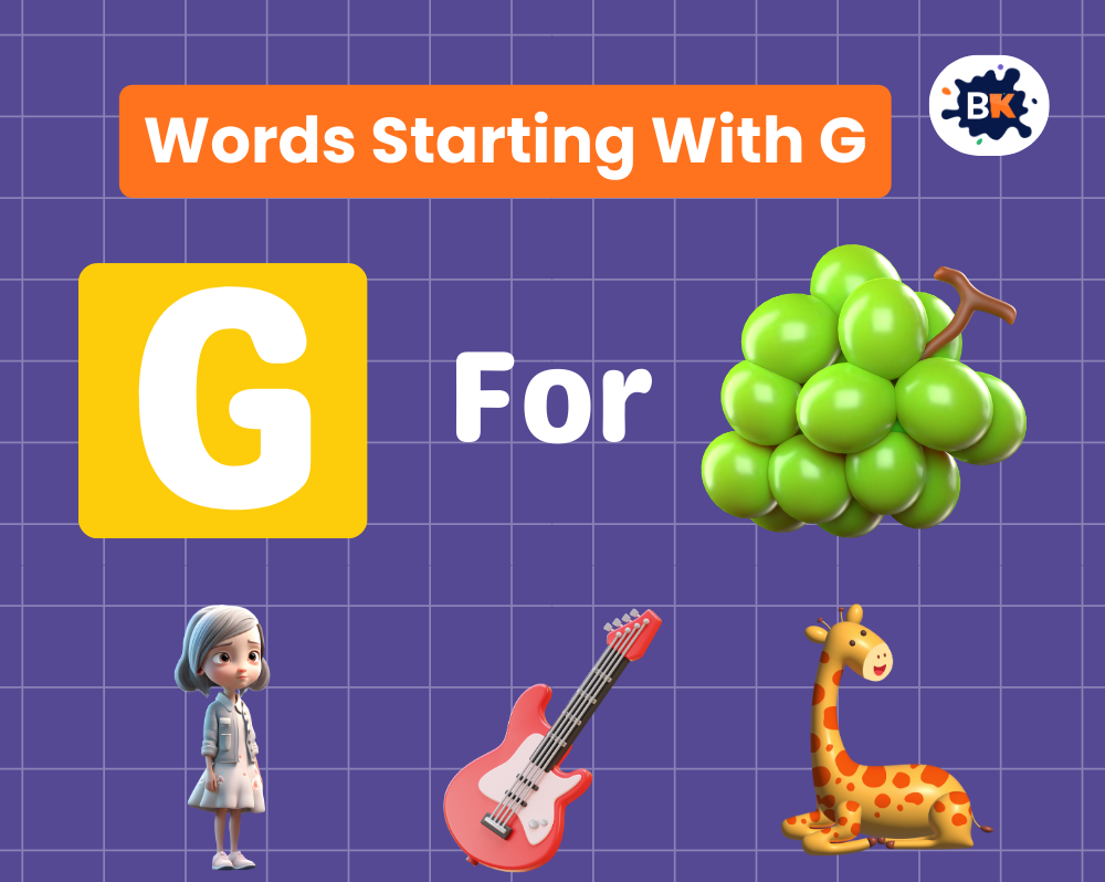 Words Starting with G