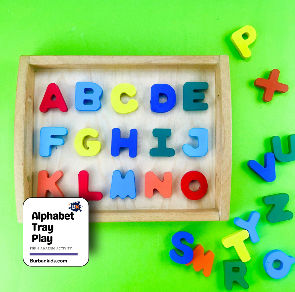 Alphabet Tray Play Alphabet Tray Play
