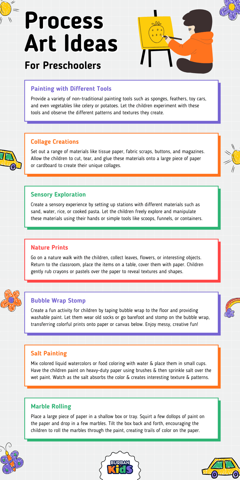 Process Art Ideas for Kids