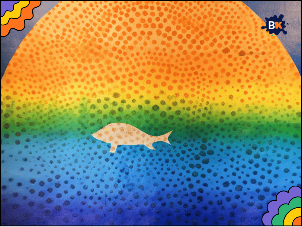 Bubble Wrap Painting