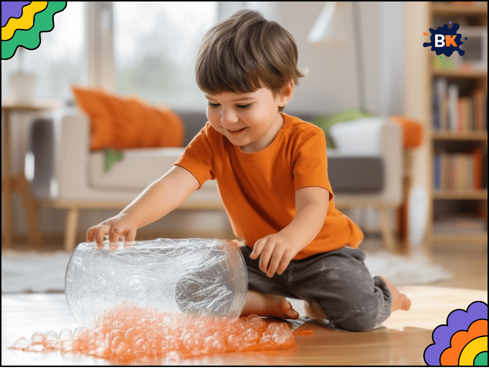 Bubble Wrap Popping Activity for Kids