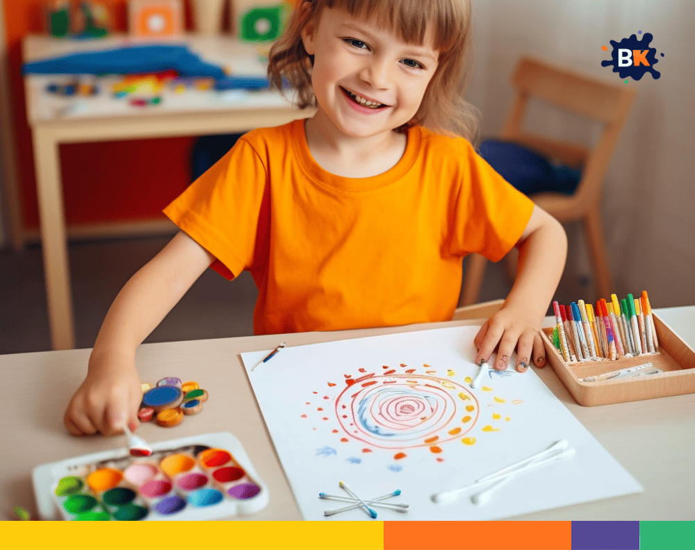Cotton Ball Painting Activity for Kids
