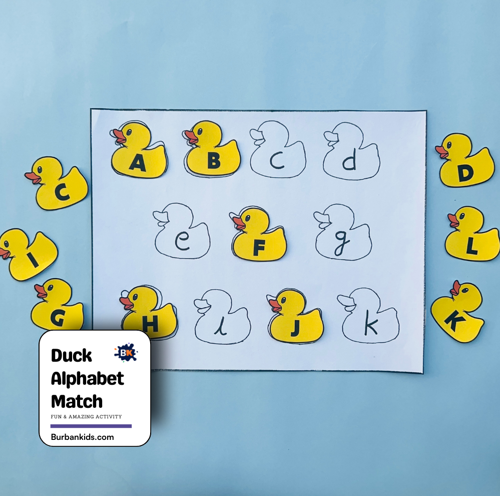 Duck Alphabet Match Duck Alphabet Match