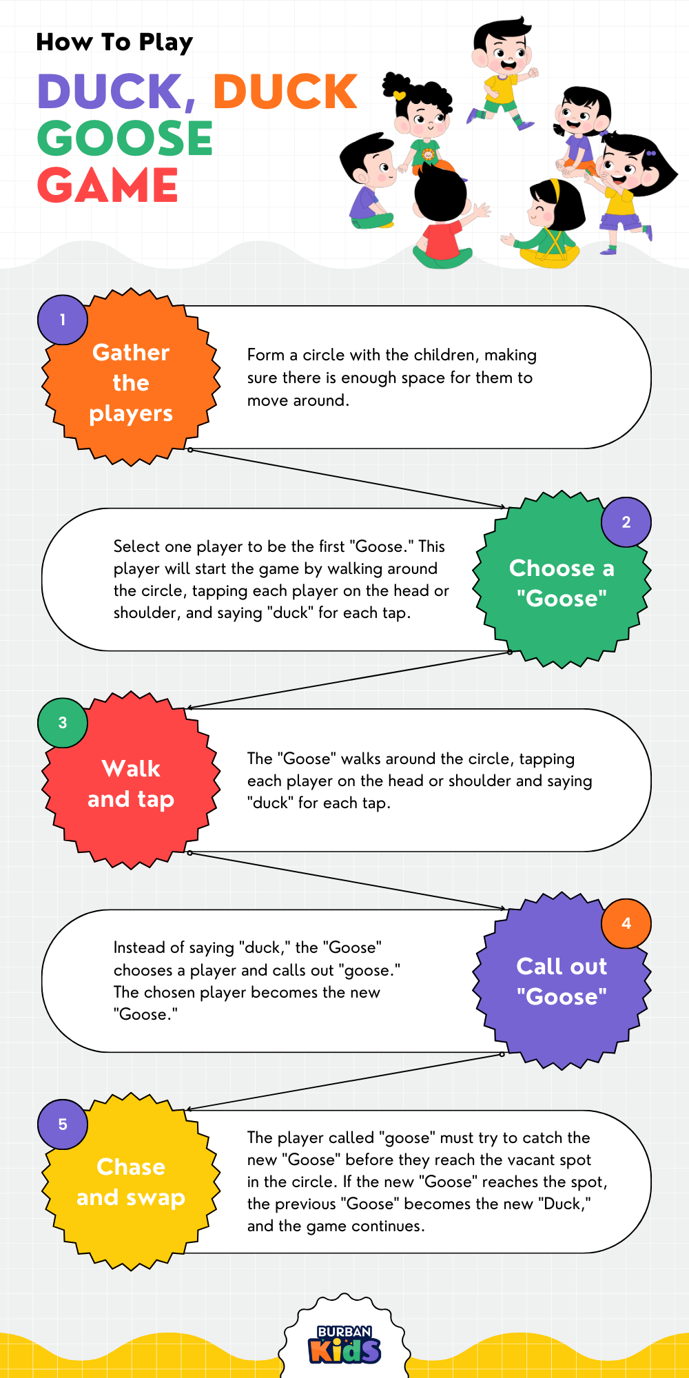 Duck Duck Goose Game for Kids