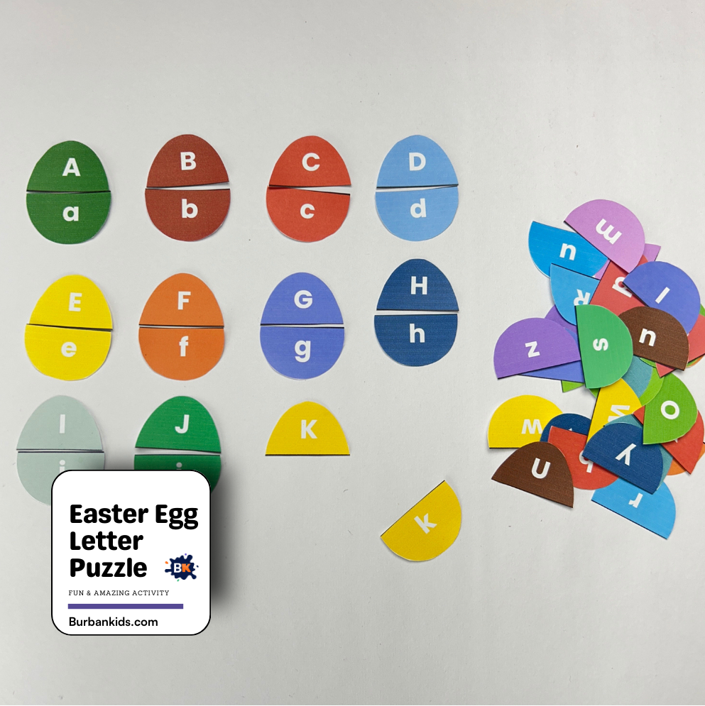 Easter Egg Letter Puzzle Easter Egg Letter Puzzle