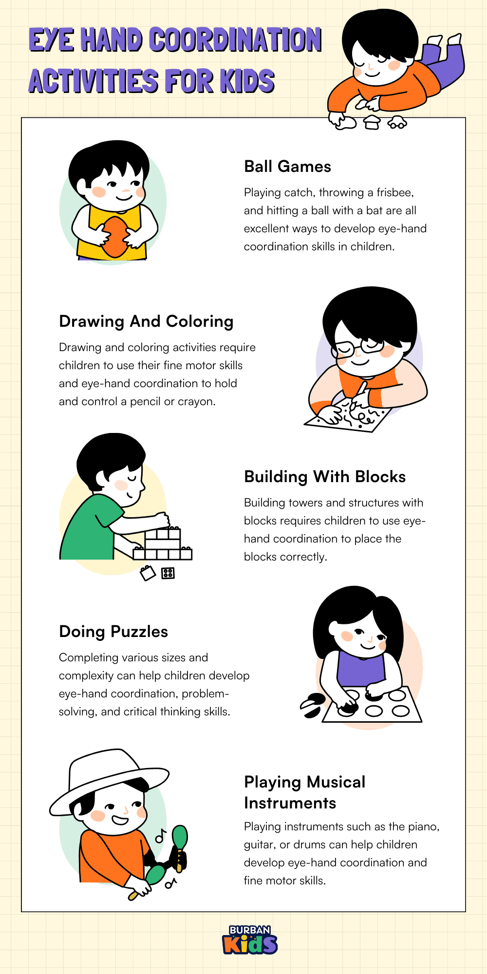 Eye Hand Coordination Activities for Kids