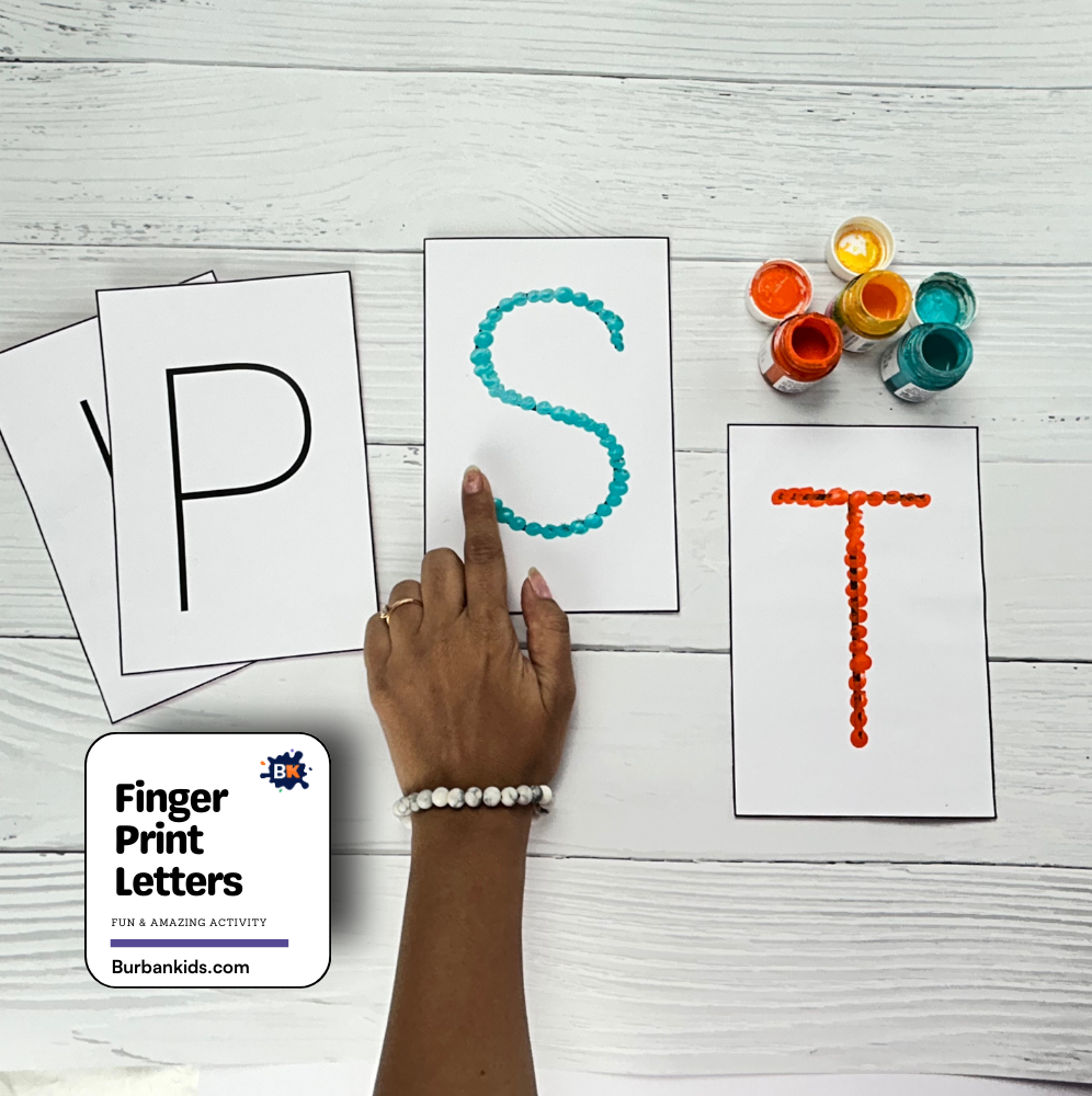 Finger Print Letters Fingerprint Letters