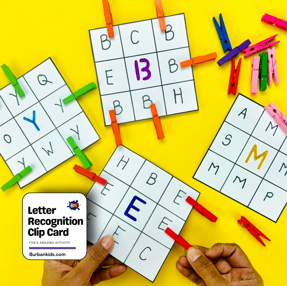 Letter Recognition Clip Card Letter Recognition Clip Card