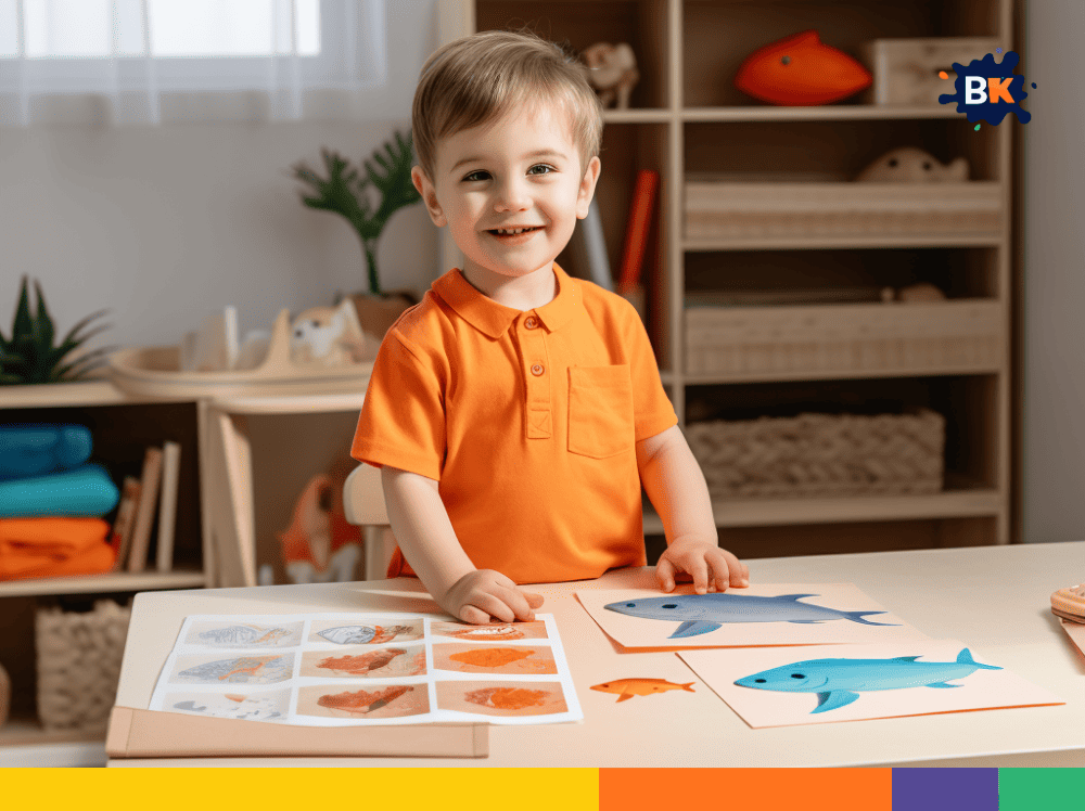 Ocean Animals Flashcards Activity for Kids