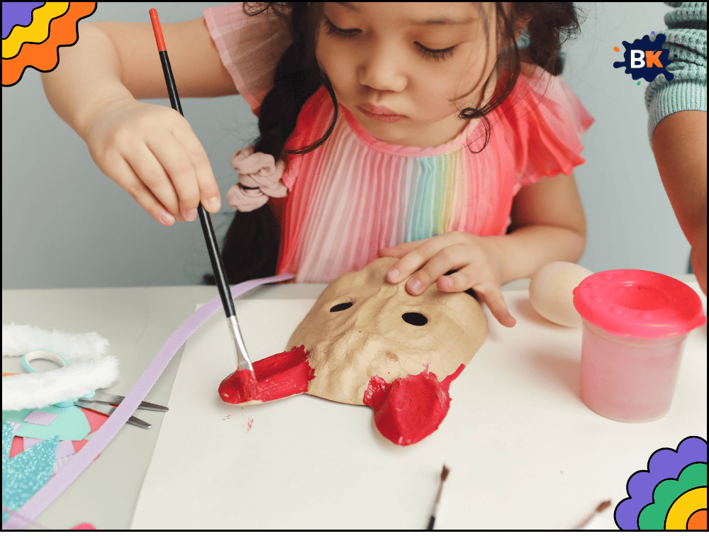 Paper Plate Mask Activity for Kids