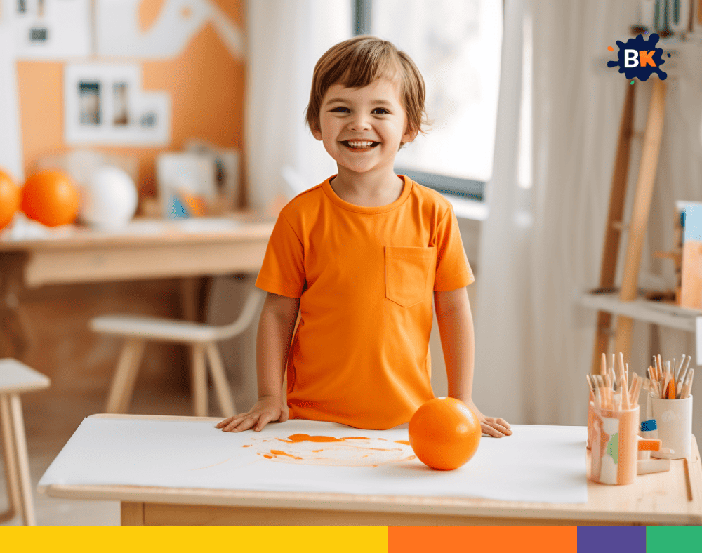 Playdough Ball Painting Activity for Kids