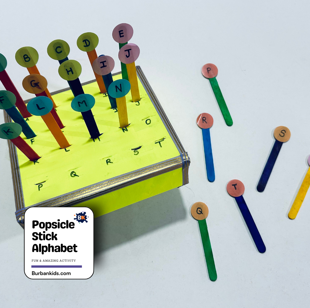 Popsicle Stick Alphabet Popsicle Stick Alphabet