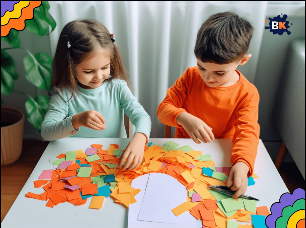 Rainbow Collage Activity for Kids