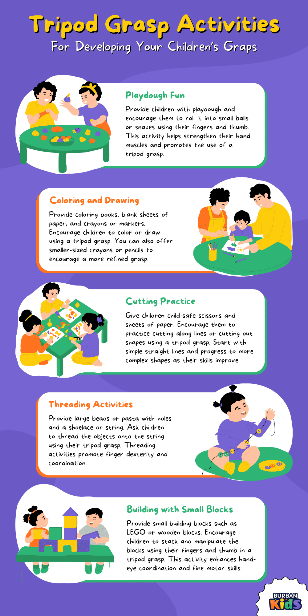 Tripod Grasp Activity for Kids