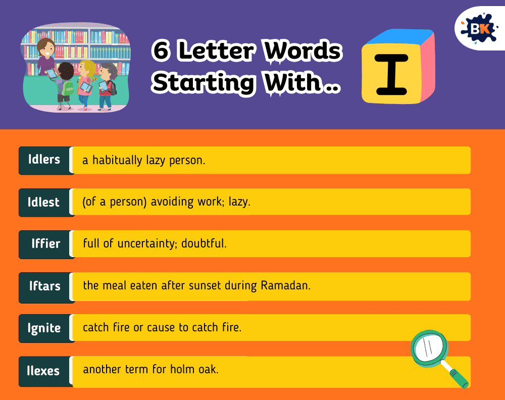 Amusing 6 Letter Words Starting With I For Kids Amusing 6 Letter Words Starting With I For Kids