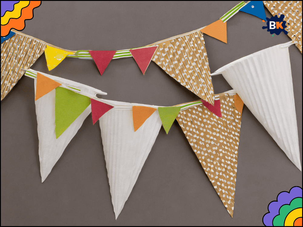 Beautiful Paper Plate Buntings Making Activity for Kids Beautiful Paper Plate Buntings Making Activity for Kids
