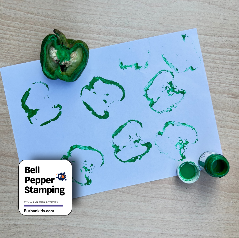 Bell Pepper Stamping Bell Paper Stamping