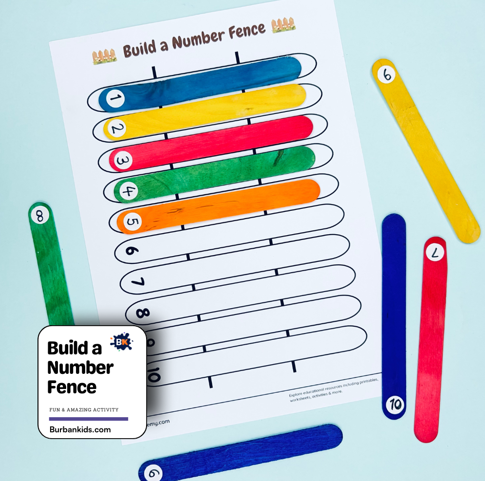 Build a Number Fence Build a Number Fence