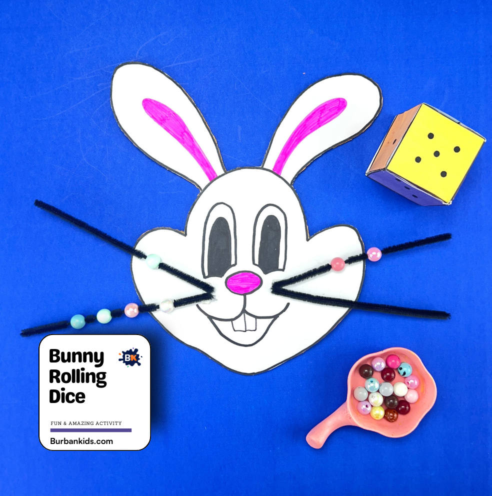 Bunny Rolling Dice Bunny Rolling Dice