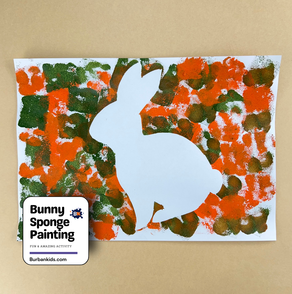 Bunny Sponge Painting Bunny Sponge Painting