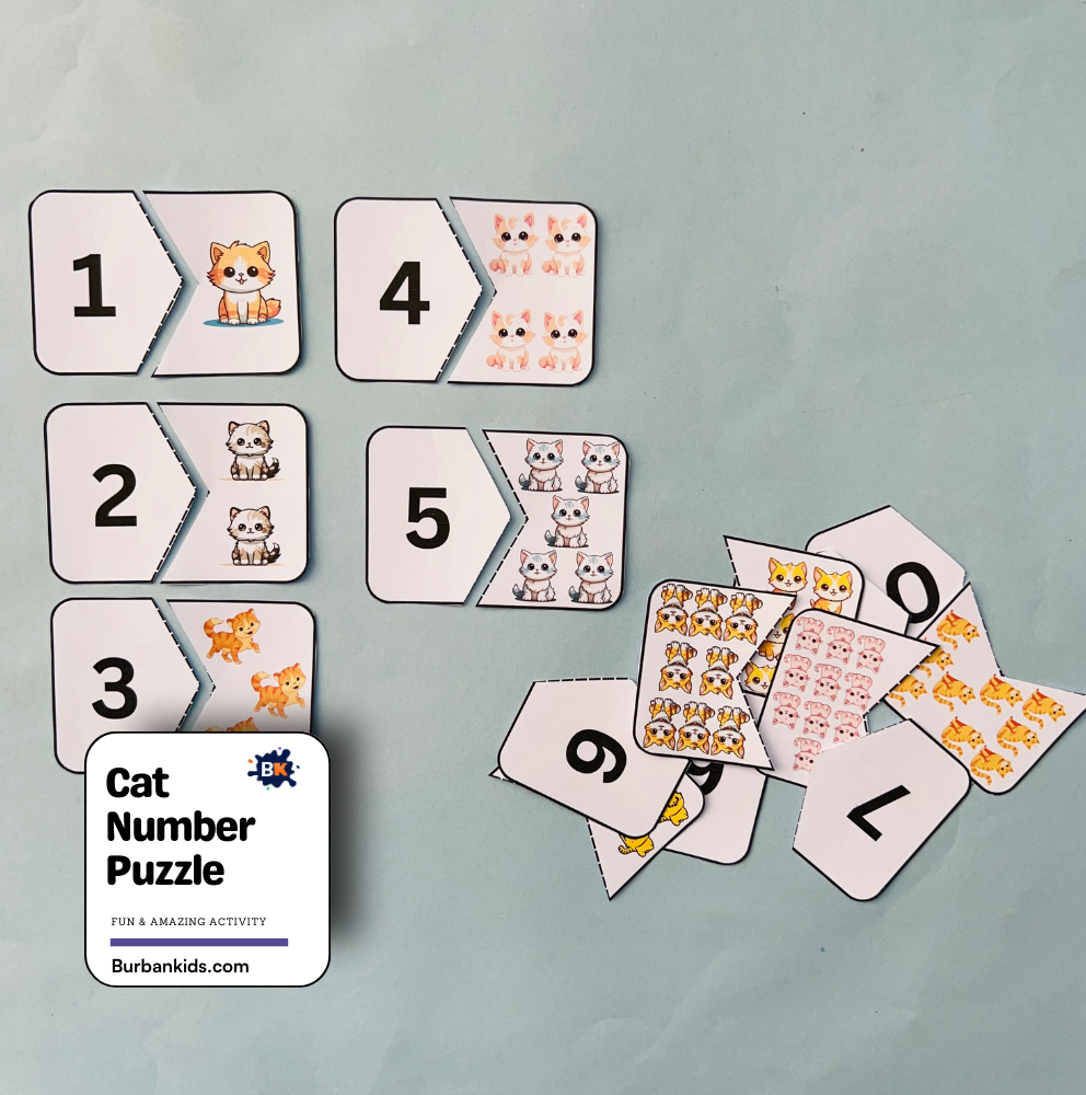 Cat Number Puzzle Cat Number Puzzle