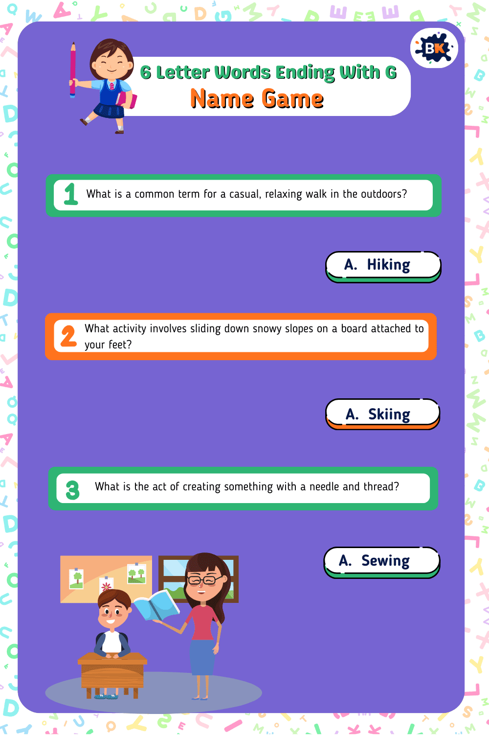Childish Name Game For Kids Childish Name Game For Kids