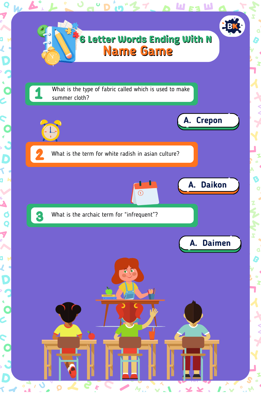 Childish Name Game For Kids Childish Name Game For Kids