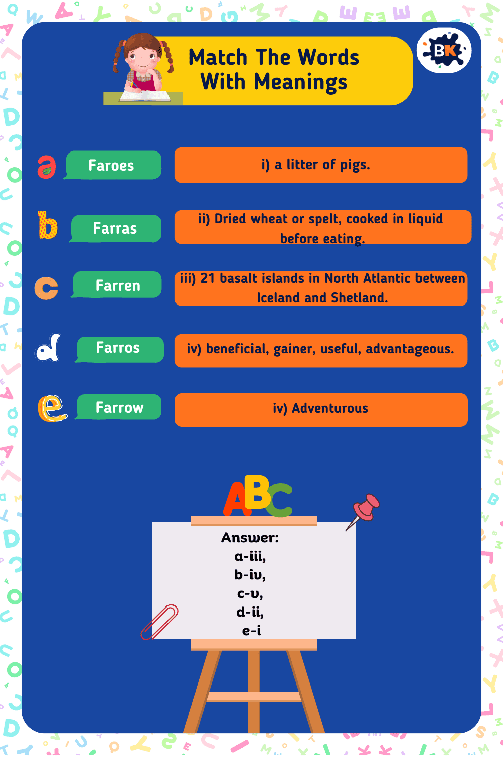 Childish Word Matching Game For Kids Childish Word Matching Game For Kids