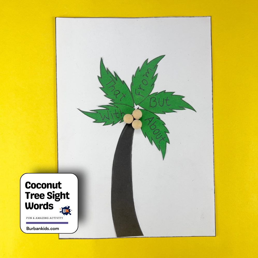 Coconut Tree Sight Words Coconut Tree Sight Words