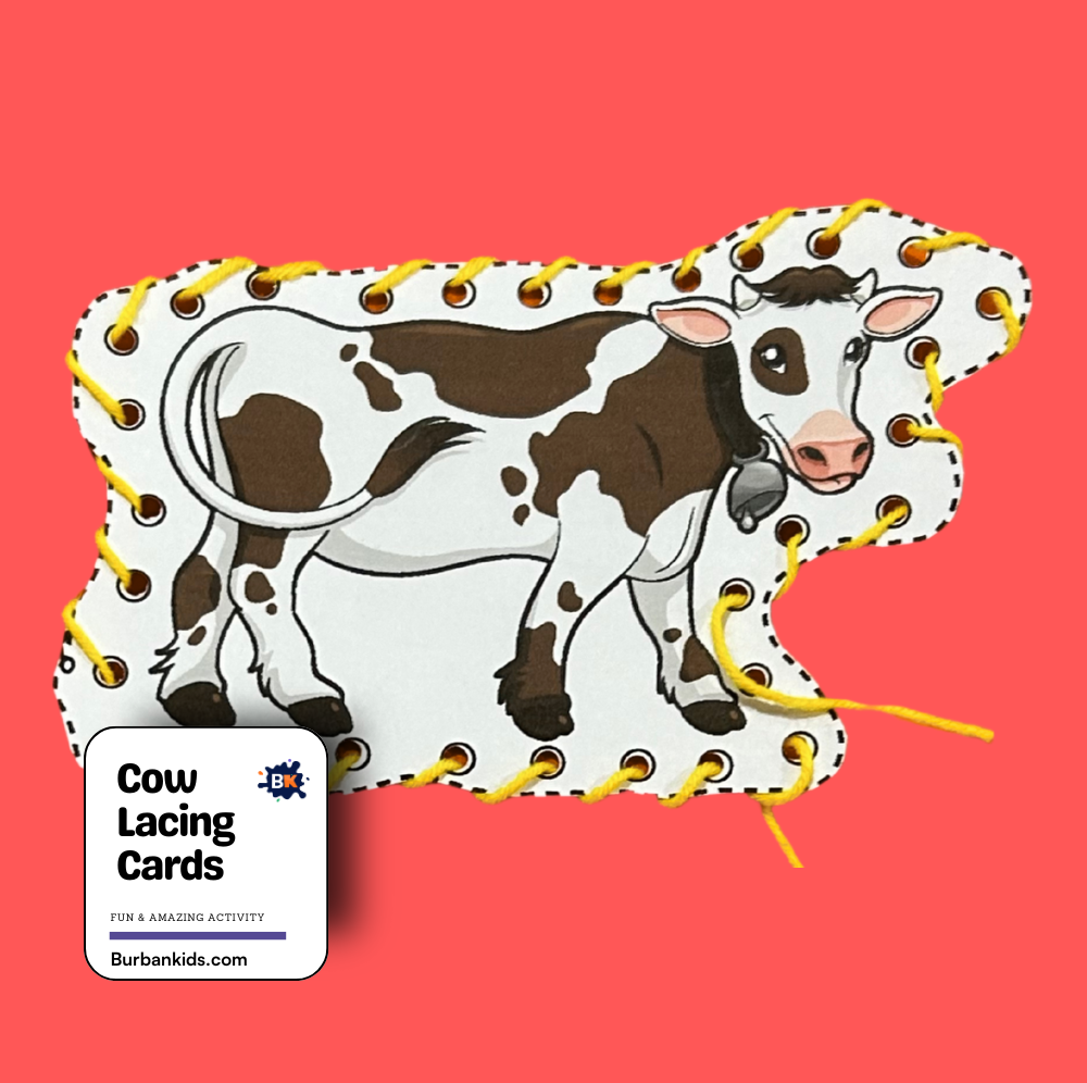 Cow Lacing Cards Cow Lacing Cards