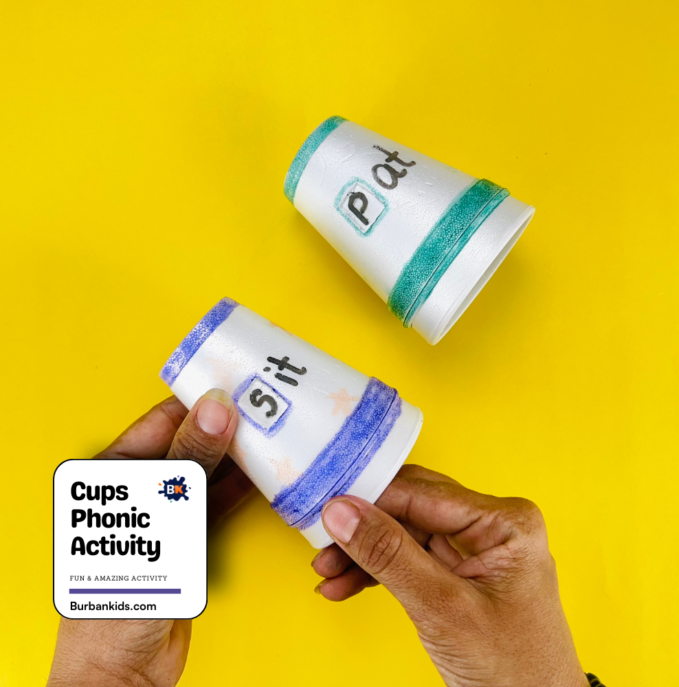 Cups Phonic Activity Cups Phonic Activity