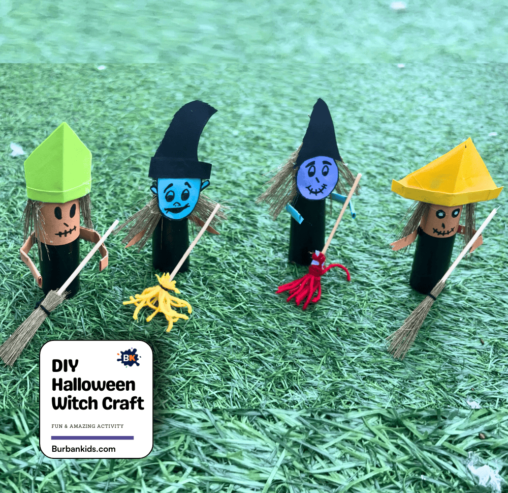 DIY Halloween Witch Craft Activity