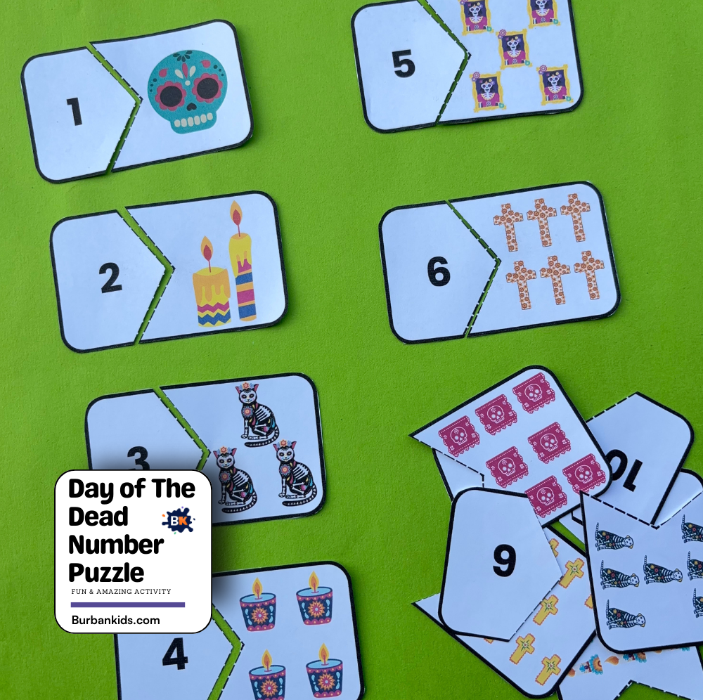 Day of The Dead Number Puzzle Day of The Dead Number Puzzle
