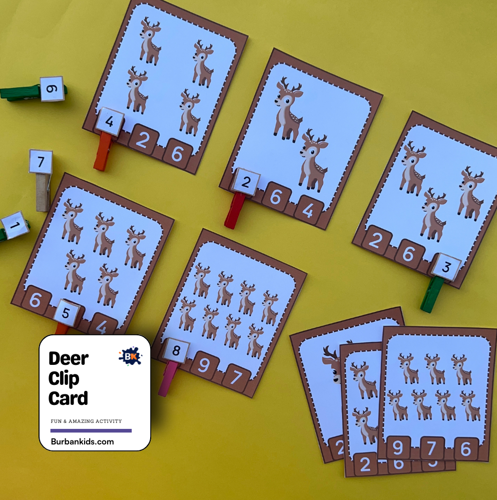 Deer Clip Card Deer Clip Card