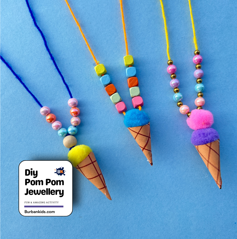 Diy Pom Pom Jewellery Diy Pom Pom Jewellery