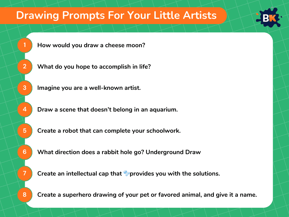 Drawing Prompts For Your Little Artists Drawing Prompts For Your Little Artists
