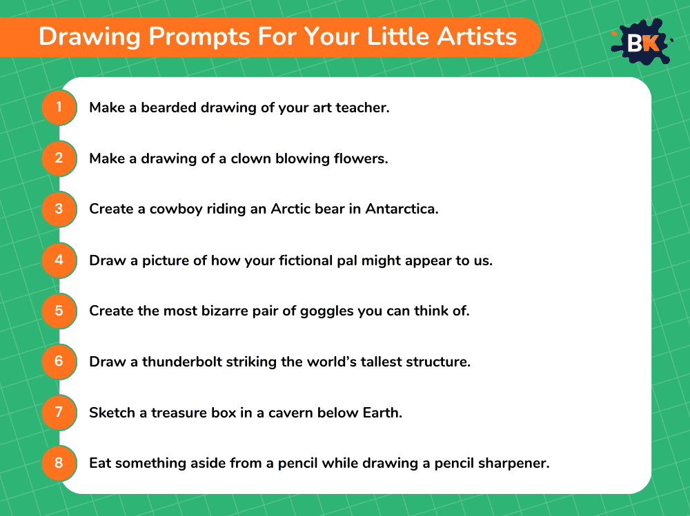 Drawing Prompts For Your Little Artists Drawing Prompts For Your Little Artists