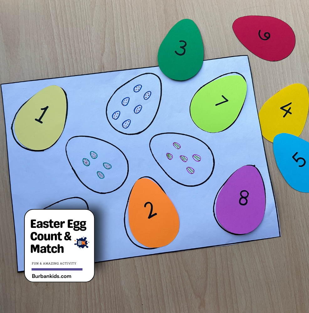 Easter Egg Count & Match Easter Egg Count & Match