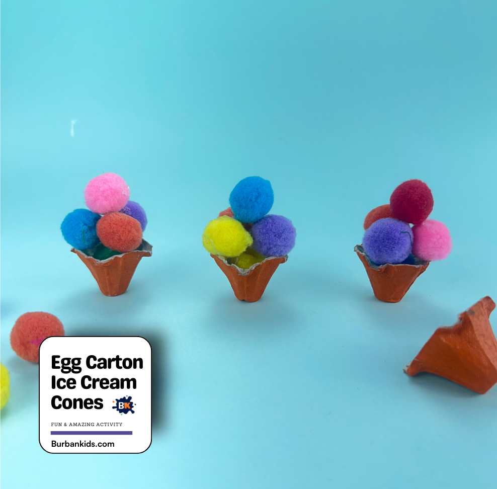 Egg Carton Ice Cream Cones Egg Carton Ice Cream Cones