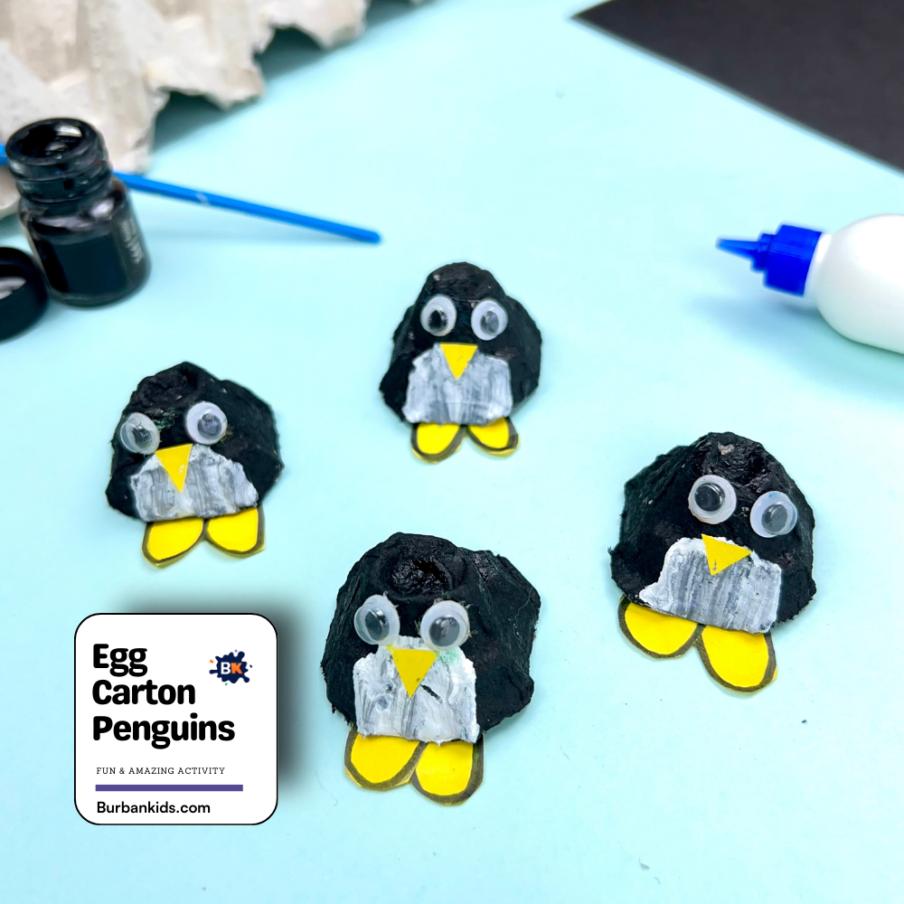 Egg Carton Penguins Egg Carton Penguins