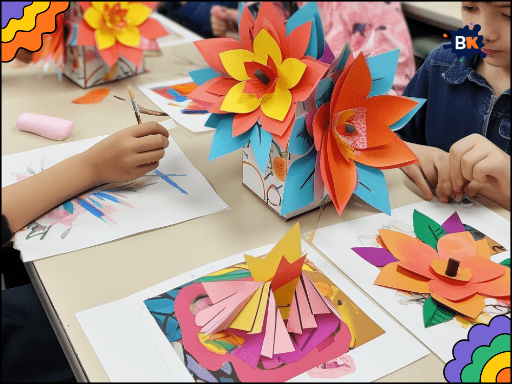 Entertaining Flowers Making Activity For Kids Entertaining Flowers Making Activity For Kids