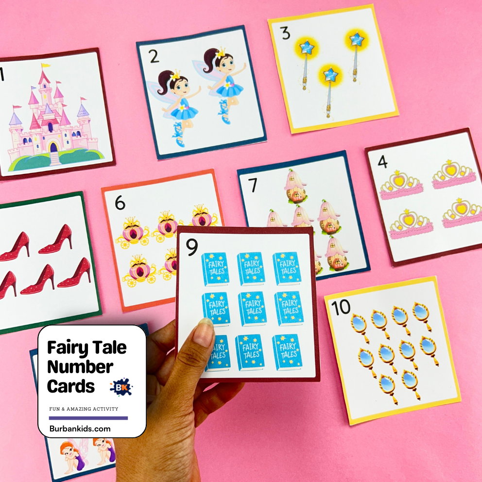 Fairy Tale Number Cards Fairy Tale Number Cards