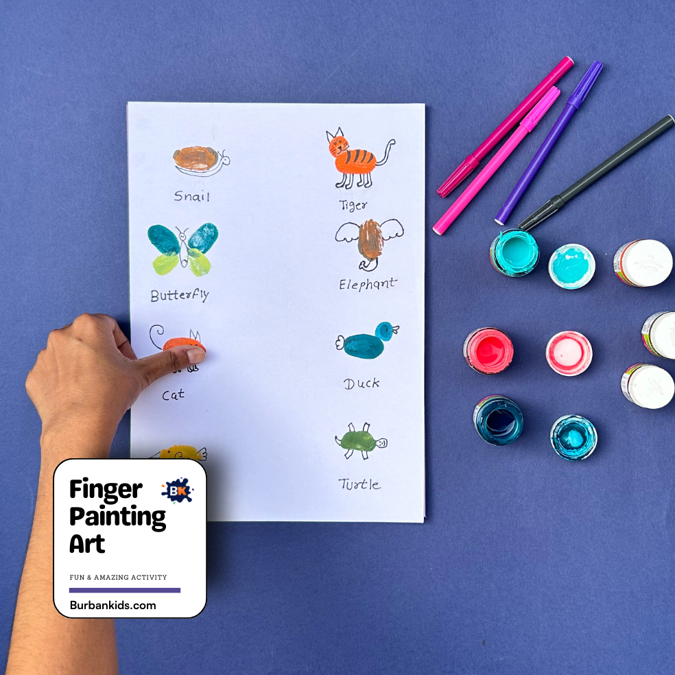 Finger Painting Art Finger Painting Art