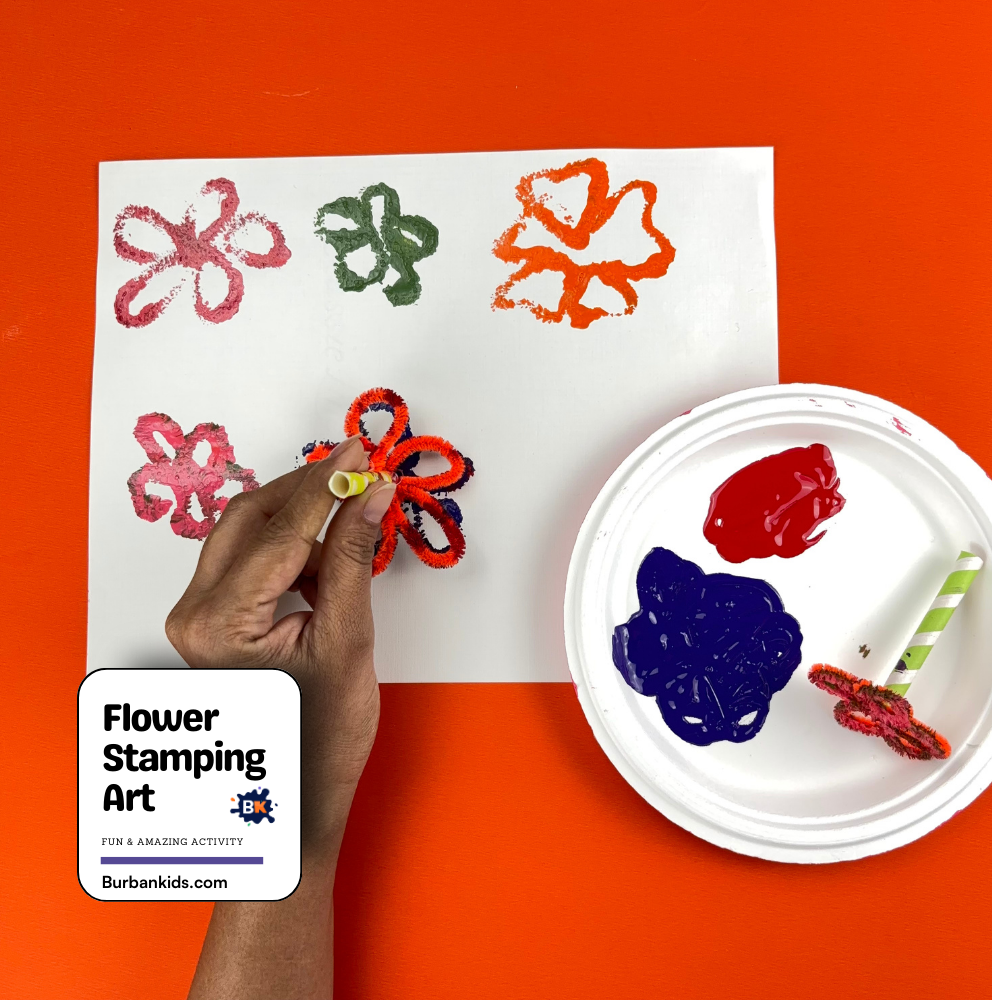 Flower Stamping Art Flower Stamping Art