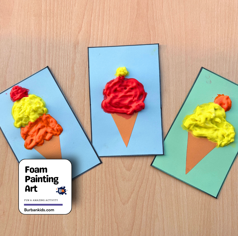 Foam Painting Art Foam Painting Art