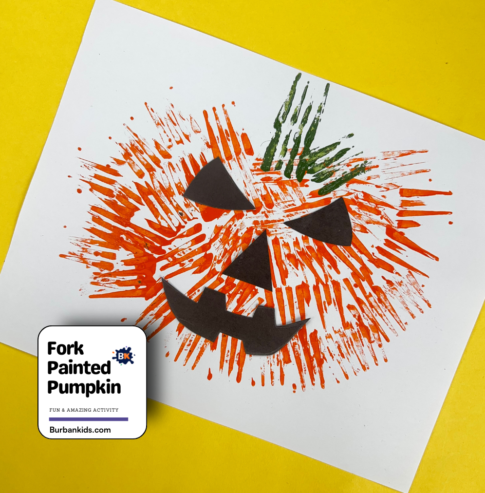 Fork Painted Pumpkin Fork Painted Pumpkin
