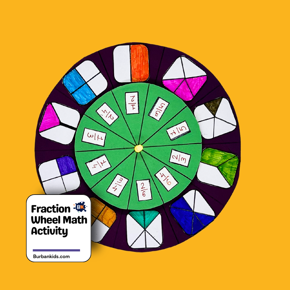 Fraction Wheel Math Activity Fraction Wheel Math Activity