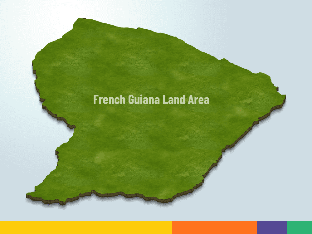 French Guiana Land Area French Guiana Land Area